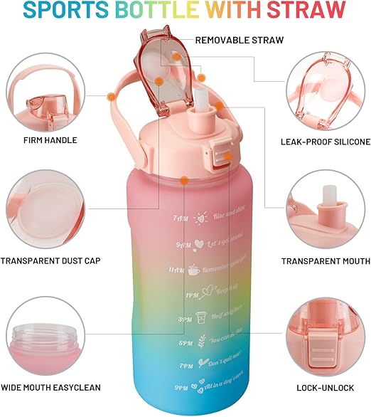 COMBO DE BOTELLAS DE AGUA 4 EM 1